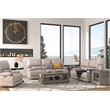 Pemberly Row Contemporary Oak Veneer End Table in Moonstone Finish