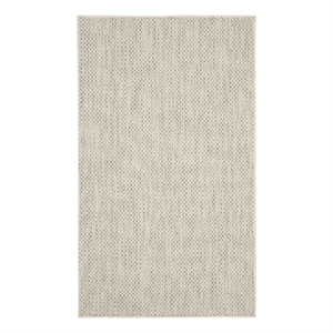 Pemberly Row 3' x 5' Ivory Silver Fabric Modern Area Rug (3' x 5')