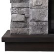 Pemberly Row 45 in. Magnesium Oxide Freestanding Electric Fireplace in Gray