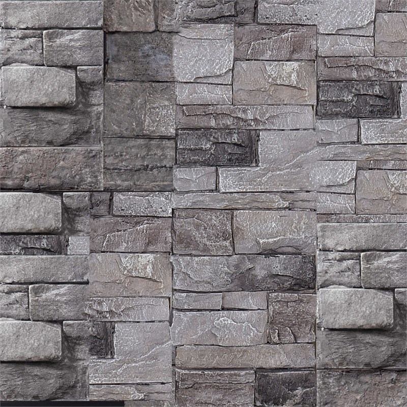 Pemberly Row 45 in. Magnesium Oxide Freestanding Electric Fireplace in Gray