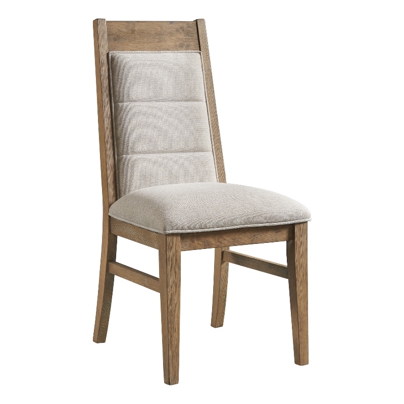 Pemberly Row Modern Transitional Wood Chair in Oak (Set of 2)