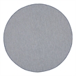 Pemberly Row 8' x Round Ivory Blue Fabric Modern Area Rug (8' Round)