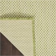 Pemberly Row 4' x Square Ivory Green Fabric Modern Area Rug (4' Square)