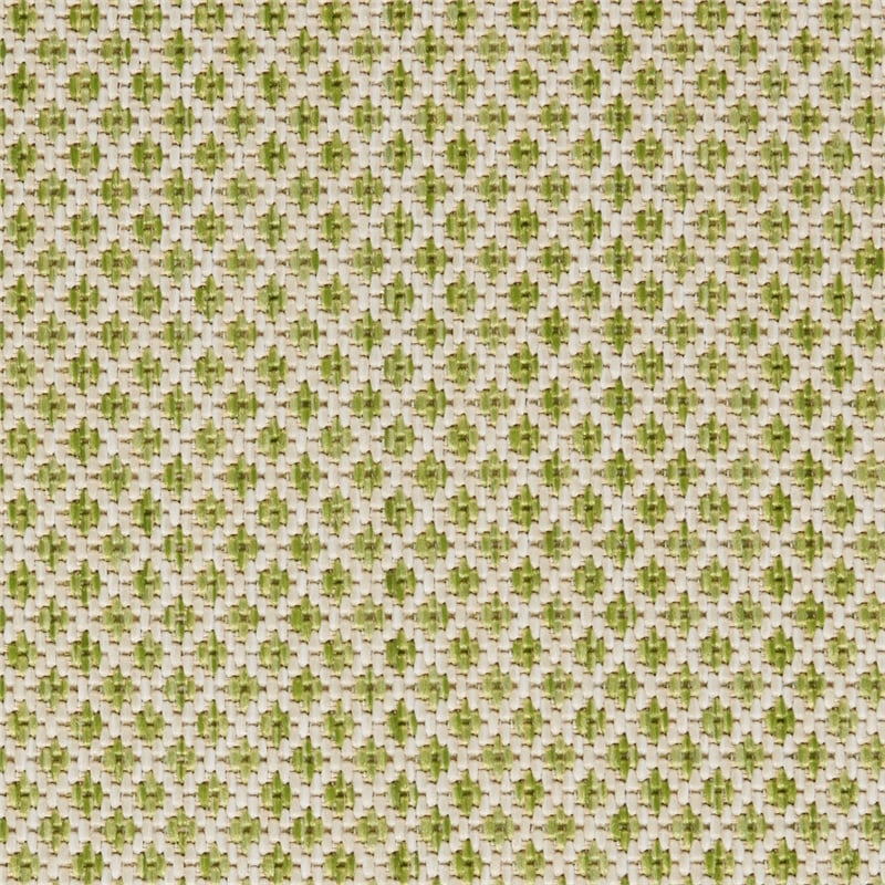 Pemberly Row 5' x Round Ivory Green Fabric Modern Area Rug (5' Round)