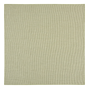 Pemberly Row 8' x Square Ivory Green Fabric Modern Area Rug (8' Square)