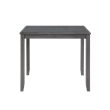Pemberly Row Contemporary 5-Piece Transitional Wood Counter Set in Gray