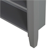 Pemberly Row Modern Transitional Wood 3 Piece Counter Set in Gray