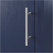 Pemberly Row Contemporary Engineered Wood Linen Storage Cabinet in Navy