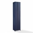 Pemberly Row Contemporary Engineered Wood Linen Storage Cabinet in Navy