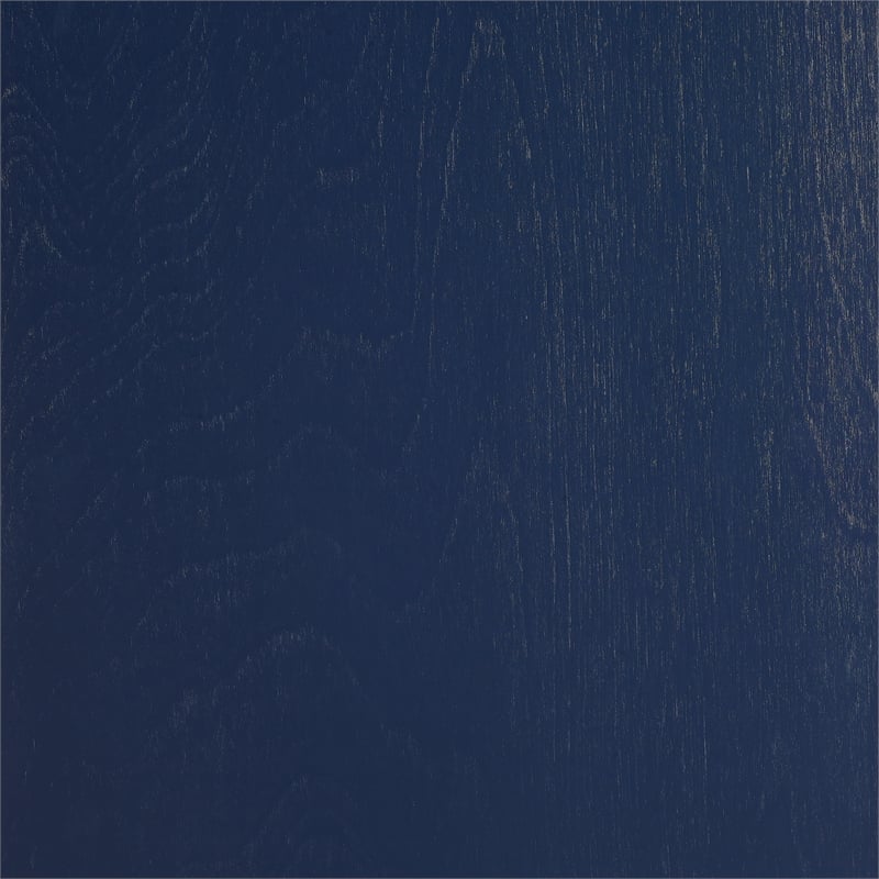 Pemberly Row Contemporary Engineered Wood Linen Storage Cabinet in Navy