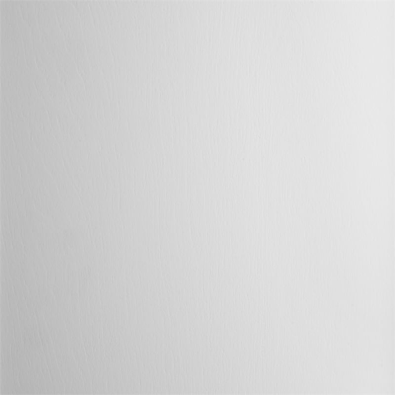 Pemberly Row Contemporary Engineered Wood Linen Storage Cabinet in White