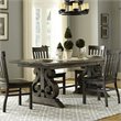 Pemberly Row Traditional Pine Solid Wood Rectangular Dining Table