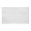 Pemberly Row Sturdy Wood X-Base Trestle Dining Table in Smokey White Finish