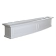 Pemberly Row 5ft Weatherproof Traditional Plastic Window Box in White