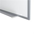 Pemberly Row Vinyl 4' x 8' Bulletin Board with Aluminum Frame in Navy