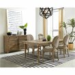 Pemberley Row Pine Snowy Desert Brown Dining Table Rectangular Extendable 66