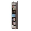 Pemberly Row Contemporary Engineered Wood 8-Tier Media Tower in Espresso