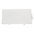 Pemberly Row Contemporary Vinyl Cover Contoured Changing Pad in White