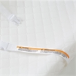 Pemberly Row Contemporary Vinyl Cover Contoured Changing Pad in White