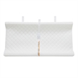 Pemberly Row Contemporary Vinyl Cover Contoured Changing Pad in White