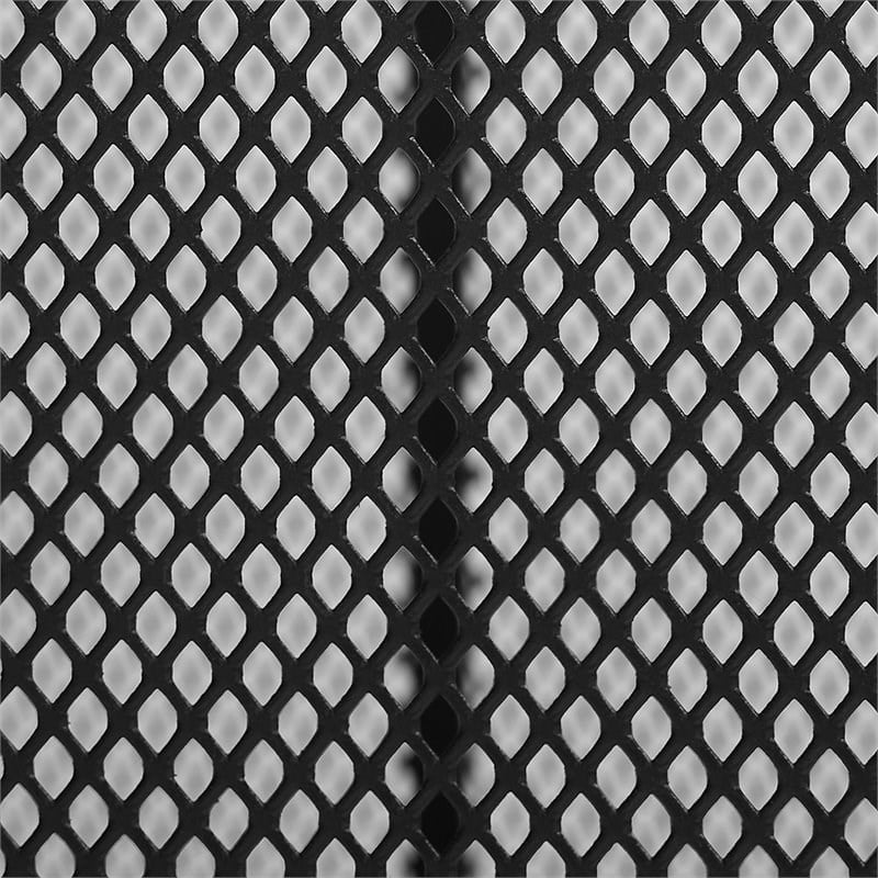 Pemberly Row Modern Fabric Outdoor Towel Valet in Gray/Matte Black