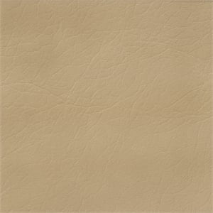 Pemberly Row Wood Set of 2 Counter Stools Beige Faux Leather Seats in Dk Brown