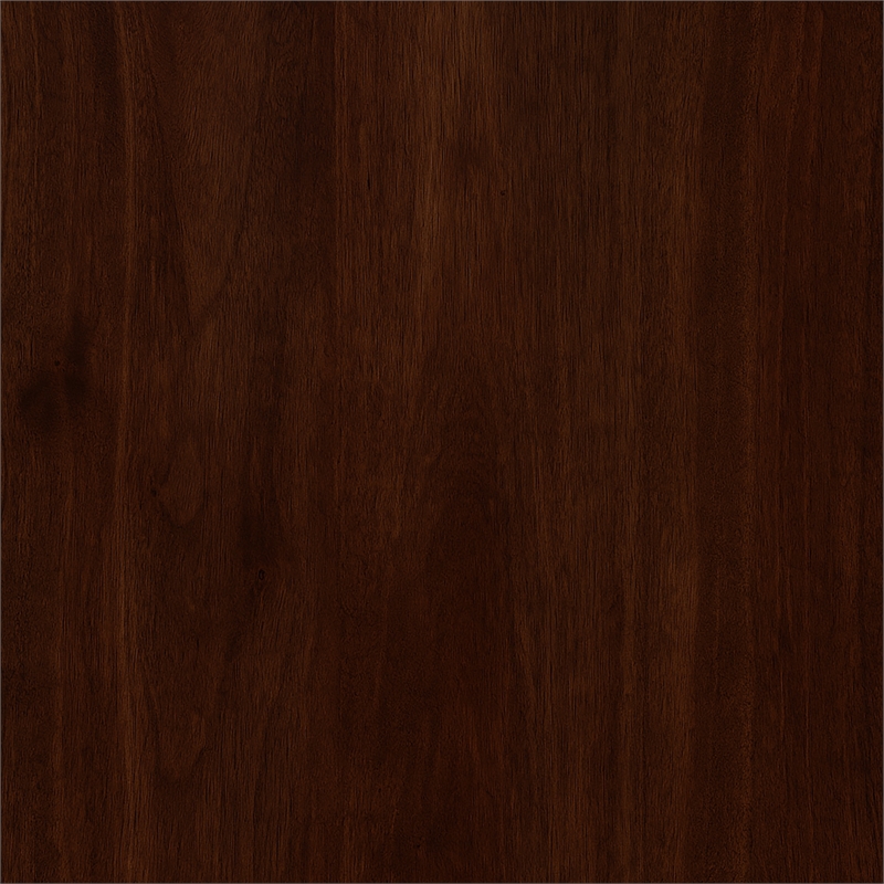 Pemberly Row Wood Set of 2 Counter Stools Beige Faux Leather Seats in Dk Brown