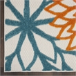 Pemberly Row 2' x 6' Turquoise Multicolor Outdoor Indoor/Outdoor Rug