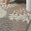 Pemberly Row Contemporary 6' x 9' Natural Outdoor Indoor/Outdoor Rug