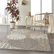 Pemberly Row Contemporary 6' x 9' Natural Outdoor Indoor/Outdoor Rug