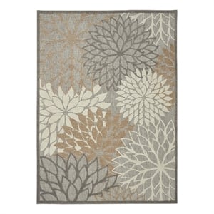 Pemberly Row 7'10&quot x 10'6&quot Natural Outdoor Indoor/Outdoor Rug