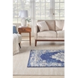 Pemberly Row Contemporary 6' x 9' Ivory Beige Fabric Outdoor Area Rug
