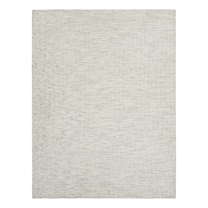 Pemberly Row 10' x 14' Light Grey Modern Indoor/Outdoor Rug Polypropylene