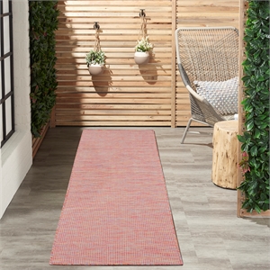 Pemberly Row Contemporary 2'2&quot x 12' Rainbow Modern Indoor/Outdoor Rug