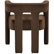 Pemberly Row Modern / Contemporary Brown Velvet Dining Chair