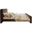Pemberly Row Modern / Contemporary Fabric Brown Velvet Full Bed