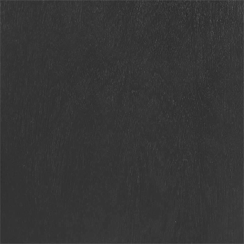 Pemberly Row Modern Particle Board Wood Sideboard in Matte Black