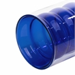 Pemberly Row Waves Transitional Glass Water Glasses in Blue (Set of 4)