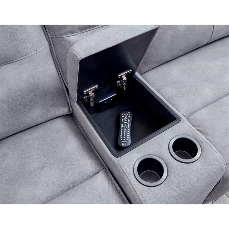 Pemberly Row 7Piece Power Zero Gravity Reclining Adjustable Headrest Sectional