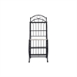 Pemberly Row Contemporary Baker's Rack with Faux Marble Shelf