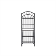 Pemberly Row Contemporary Baker's Rack with Faux Marble Shelf