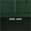 Pemberly Row Contemporary 2-Piece Kitchen Storage Pantry Set in Green