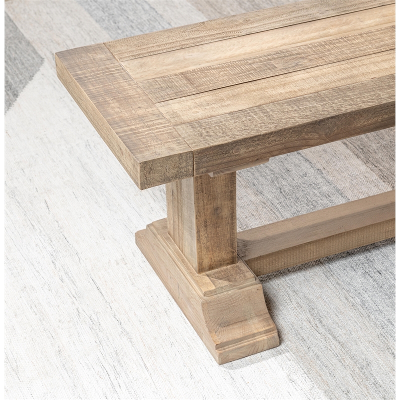 Pemberly Row Modern Transitional Reclaimed Pine Wood 71