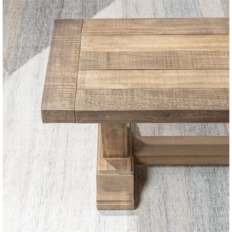 Pemberly Row Modern Transitional Reclaimed Pine Wood 71