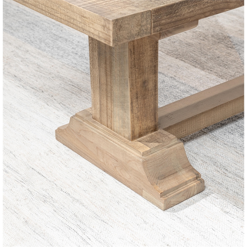 Pemberly Row Modern Transitional Reclaimed Pine Wood 71