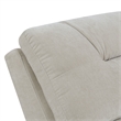 Pemberly Row Contemporary Arched Stitched Tufting Chaise In Amigo Linen