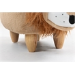 Pemberly Row Kids Lion Animal Storage Ottoman Stool-Furniture for all rooms