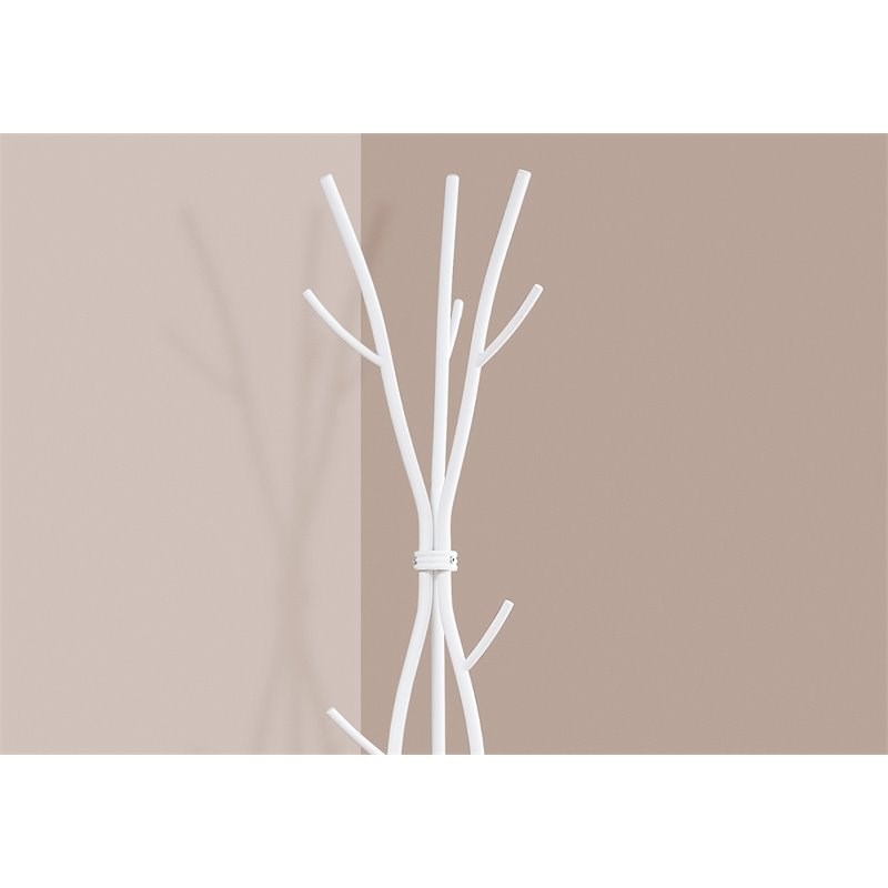 Pemberly Row Coat Rack Hall Tree 11 Hooks Entryway 74