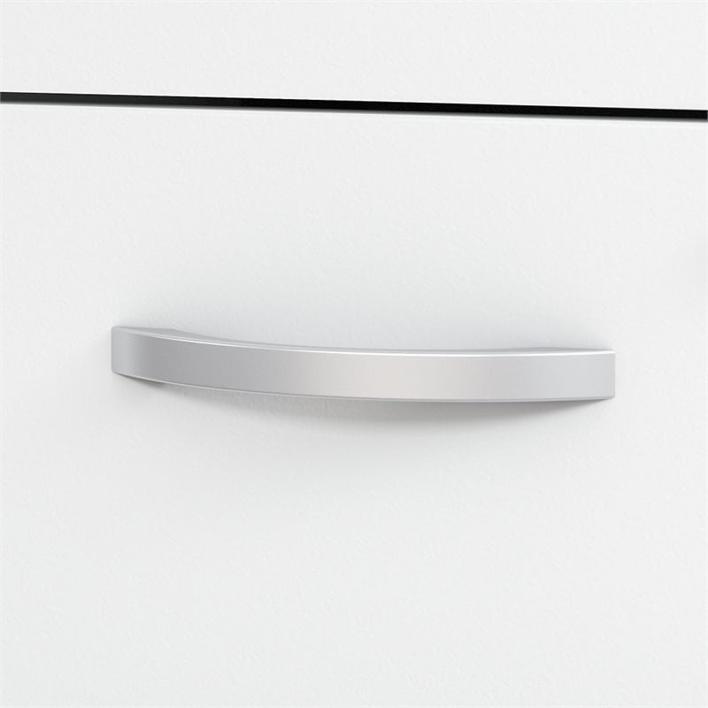 Pemberly Row 72W x 36D U Desk with Hutch and Drawers in White-Engineered Wood