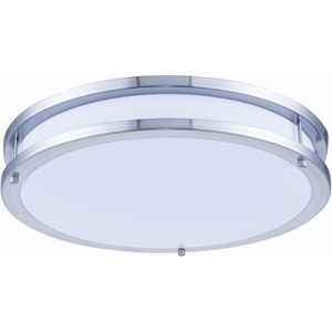 Pemberly Row 16&quot Round 25W 5000K LED Double Ring Ceiling Flush Mount